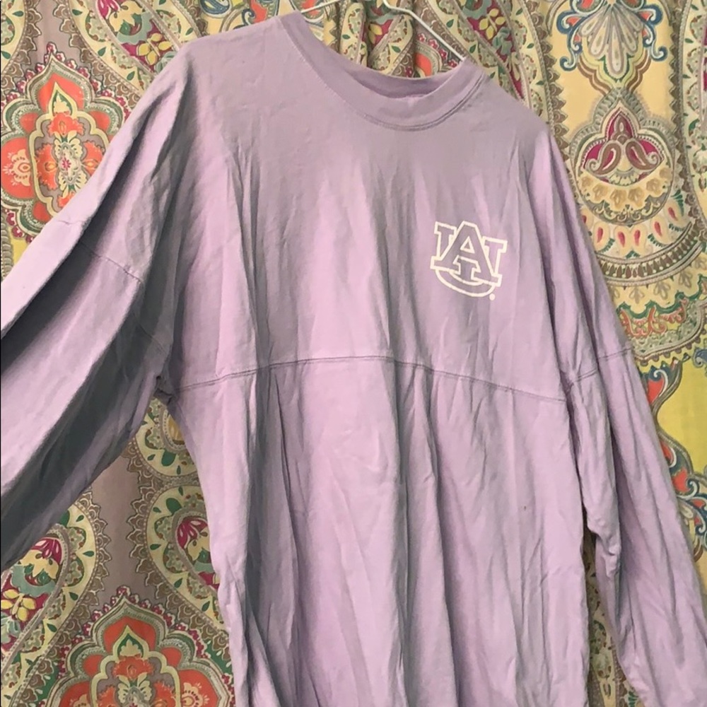 Lavender Auburn University oversized t shirt